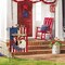 Patriotic Stars and Stripes Eagle Wreath Garden Flag 12x18 Inch Double Sided Outside, USA 4th of July Memorial Day Independence Day Watercolor Yard Outdoor Decoration
